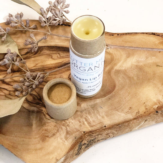 VEGAN Lip Balm / Organic Lip Balm / Compostable Paperboard Tube / Eco Friendly - Homeland Harvest