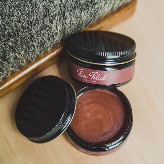 Walnut Leather Cream Polish - Homeland Harvest