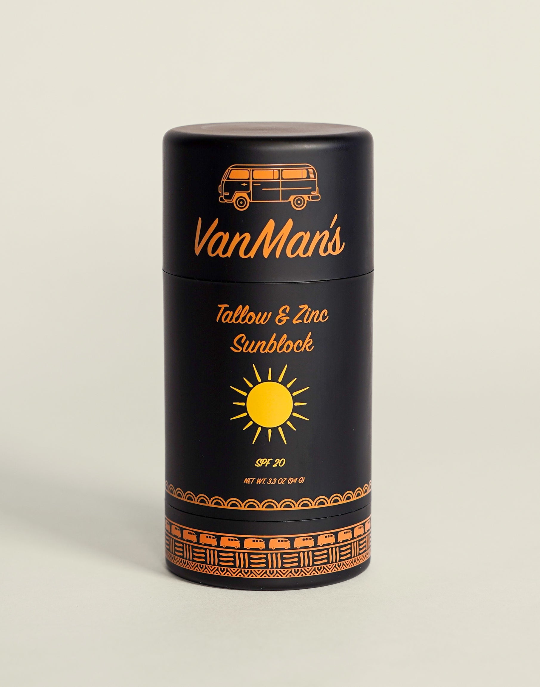 VanMan’s Tallow & Zinc SunBlock - 2 oz - Homeland Harvest