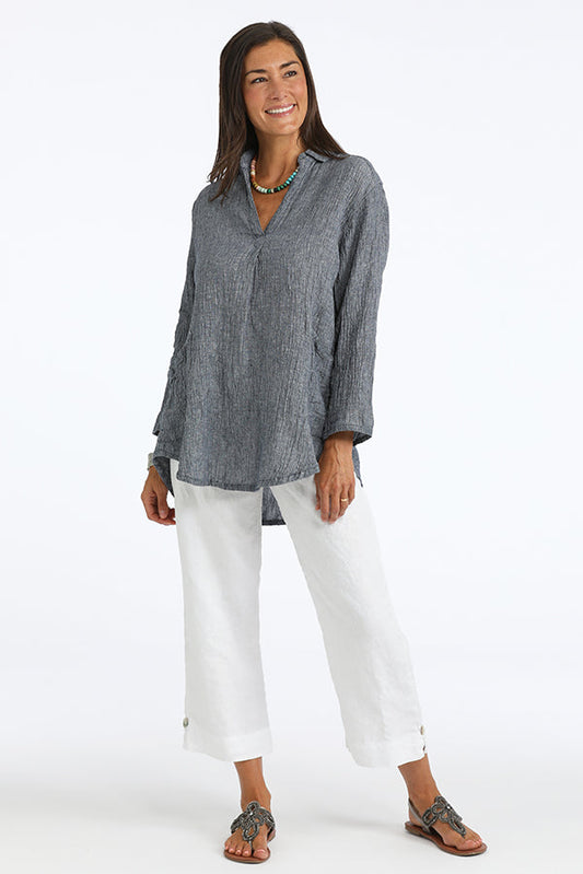 linen crop pant - Homeland Harvest