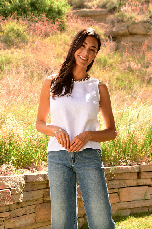 linen tank top - Homeland Harvest