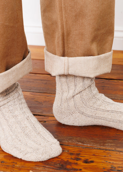 Wool Silk Boot Sock